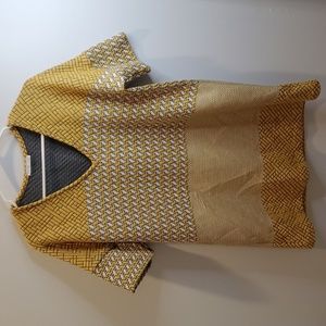 Zara Yellow Tunic Dress Size 38/Medium